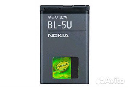 Аккумулятор для Nokia BL-5U новый оригинальный 89082901939 купить 1