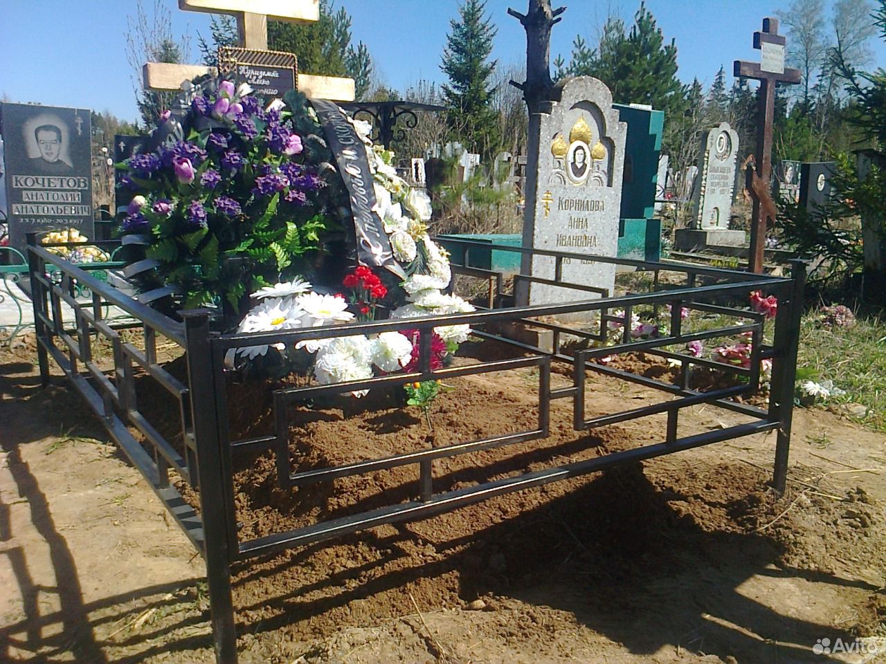 Фото на крест на кладбище изготовление