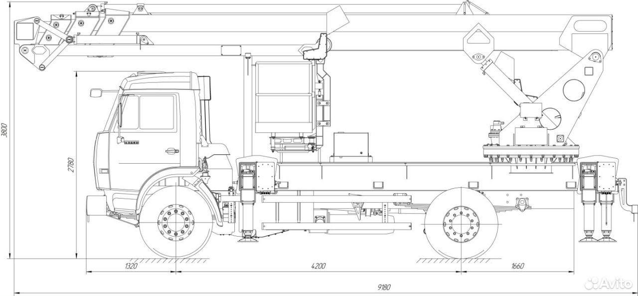 Камаз 43502 чертеж