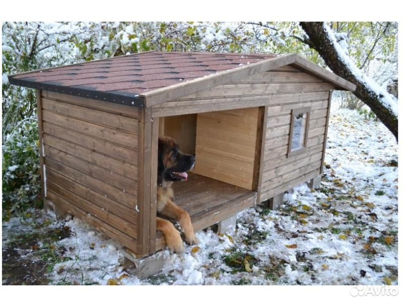 Будка для собаки утепленная с терассой купить на Зозу.ру - фотография № 1