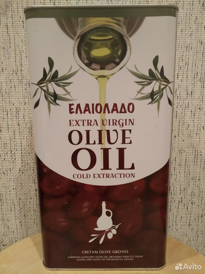 Масло оливковое extra virgin 5 л
