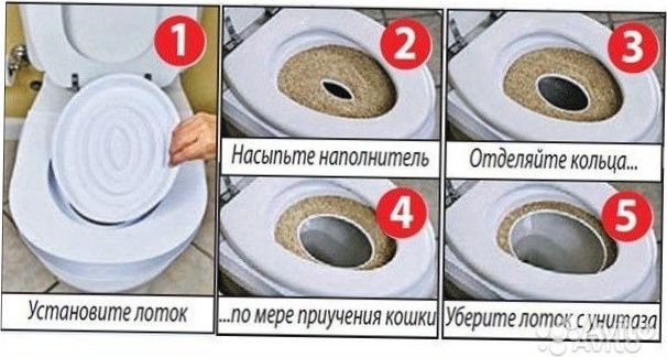 Набор для приучения кошки к туалету купить на Зозу.ру - фотография № 2