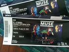 Билеты на концерт Muse объявление продам