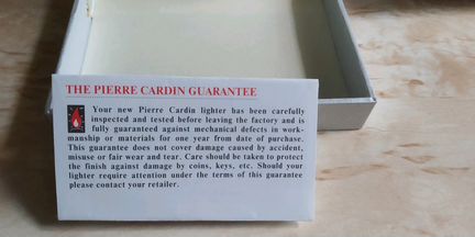 Новая зажигалка Pierre Cardin