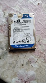 Жёсткий диск на 320 Gb WD3200bevt