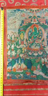 Тханка буддийская Зеленая Тара, 19 век