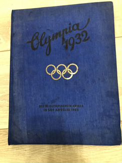 Книга Олимпиада 1932 год Лос-Анджелес