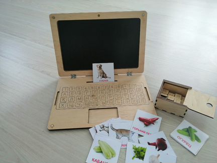 Ноутбук из дерева