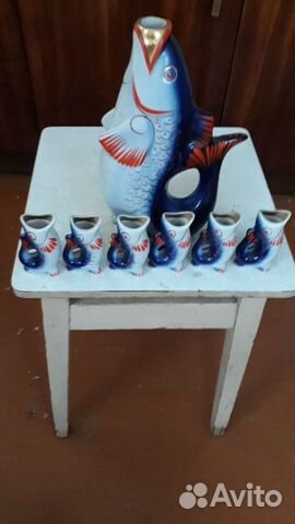 Сервиз посуда СССР рыбки