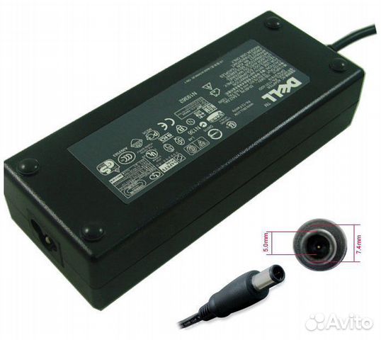 Блок питания dell 19V, 4,62A, 7,4x5,0mm, 90W