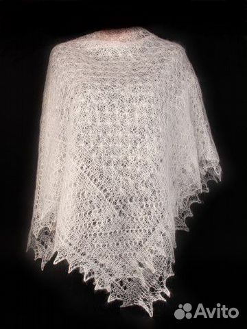 Пуховые платки и шарфы