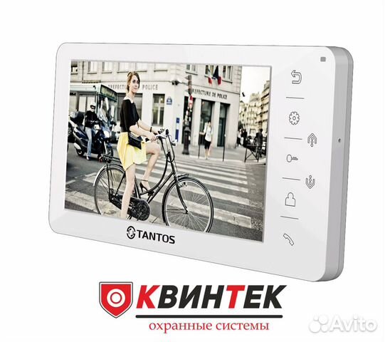 Домофон цветной Amelie (White) 7 дюймов