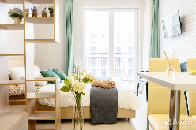 

Квартира-студия, 32 м², 2 кровати