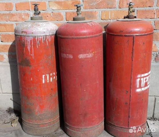 Газовые балонны заправленные