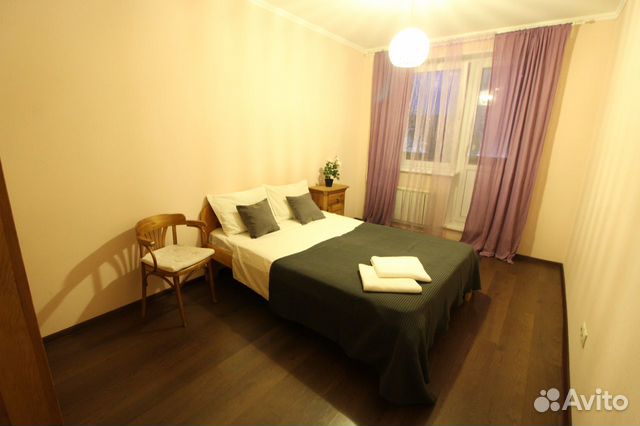 

2-к. квартира, 52 м², 2 кровати