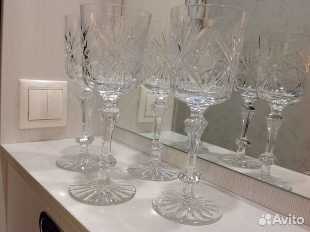 Хрустальные фужеры СССР