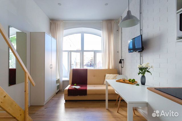 

Квартира-студия, 14 м², 2 кровати