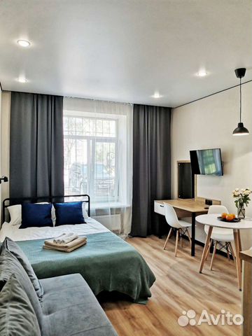 

Квартира-студия, 20 м², 2 кровати