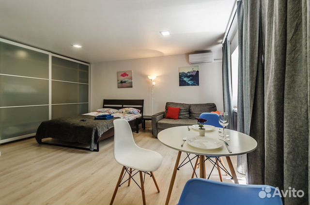 

Квартира-студия, 32 м², 2 кровати