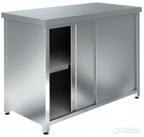 Стол тумба спк-С-12/6 1200х600х850 нерж купе