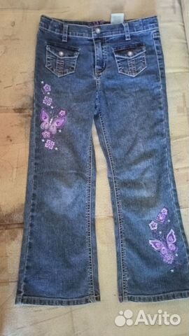 Джинсы для девочки на 6 лет