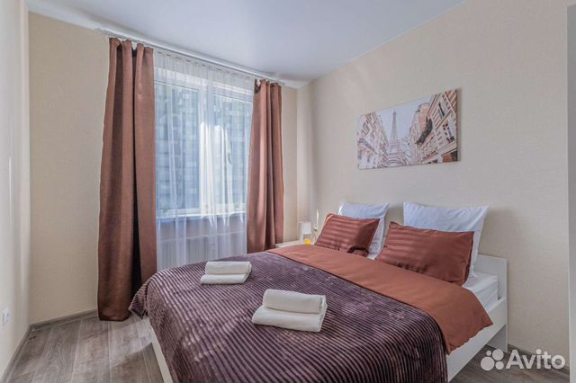 

1-к. квартира, 33 м², 2 кровати