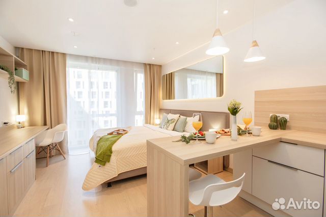 

Квартира-студия, 26 м², 1 кровать