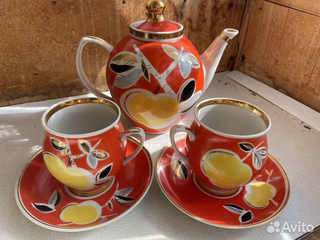 Советский фарфор, Яблоко, Поллоное