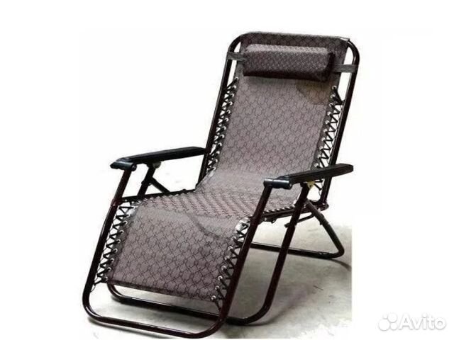 Кресло-шезлонг полоска В 18-1 до 80 кг