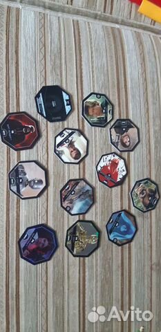 Жетоны звездные воины, прилипалы, крутыши