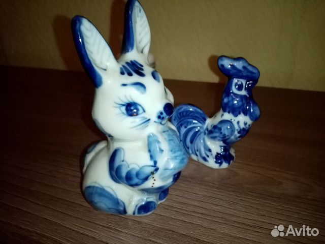 Фигурки животных Гжель