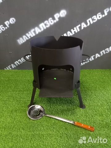 Печь для чугунного казана на 8-10 литров