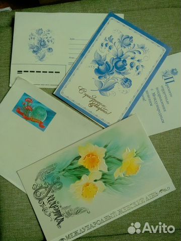 8 - Марта открытки СССР