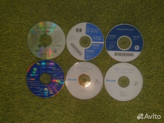 Диски установочные с драйверами