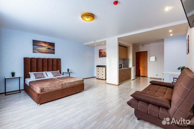 

Квартира-студия, 40 м², 2 кровати