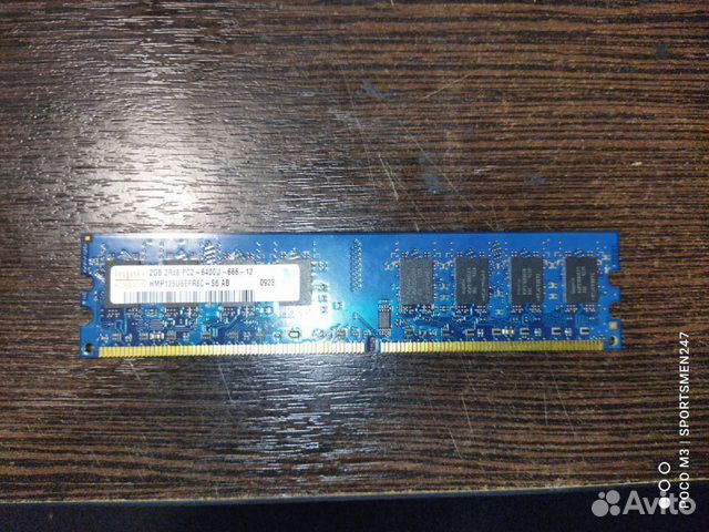 Оперативная память Hynix 2gb PC2-6400u HMP125U6EF