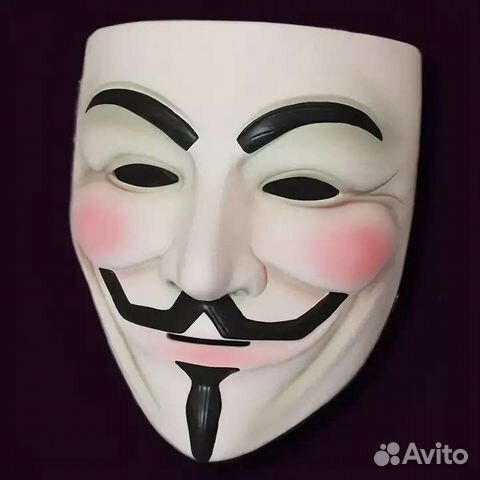 Маска Гай Фокс Анонимус