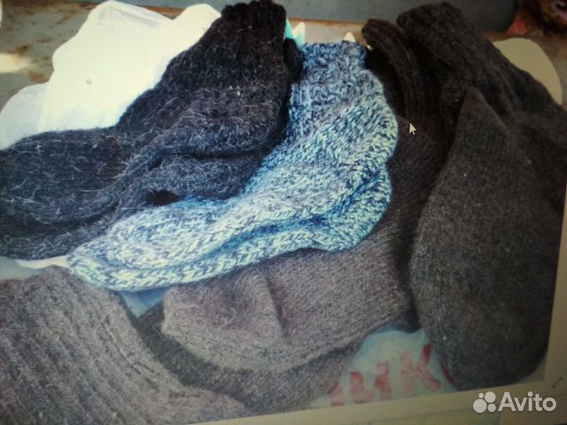 Носки шерсть ручная вязка