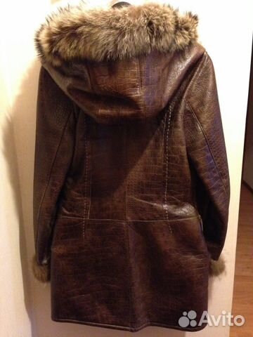 Дубленка женская натуральный мех и кожа, 44р Дубленка женская натуральный мех и кожа, 44р