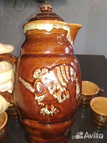 Чайный глиняный набор