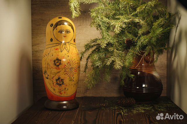 Советская Большая Матрёшка Шкатулка Для Бутылок