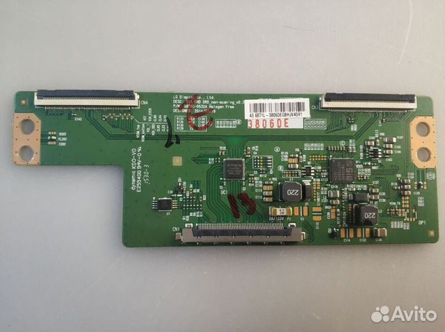 Плата tcon 6870C-0532A на LG 43LF510V