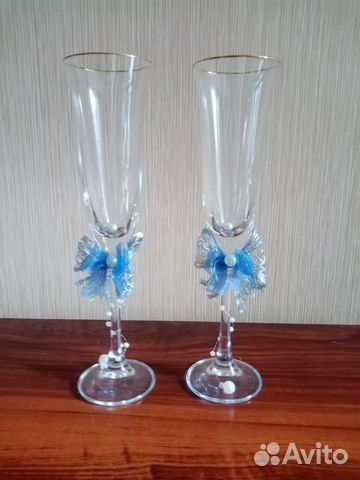 Бокалы свадебные,новые