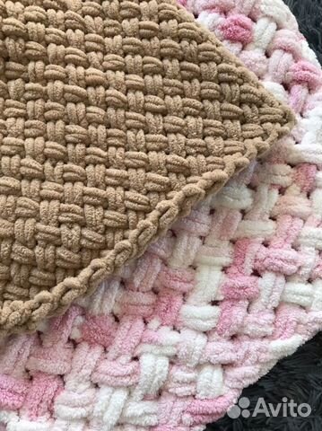 Плед из alize puffy