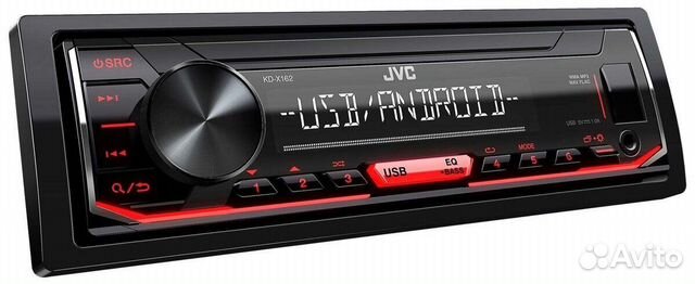 Авто магнитола 1din JVC KD-X162
