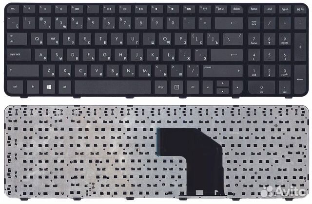 Клавиатура HP Pavilion G6-2000 черная с рамкой