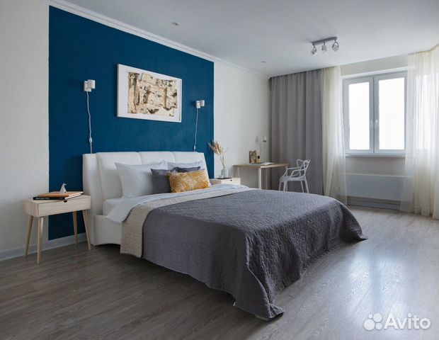 

1-к. квартира, 54 м², 2 кровати