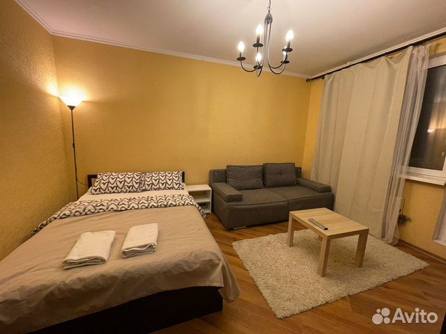 

1-к. квартира, 30 м², 2 кровати