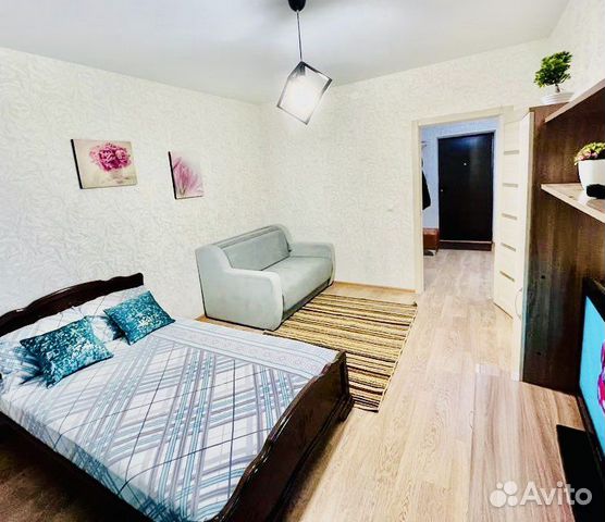 

1-к. квартира, 40 м², 2 кровати