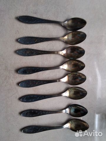 Кофейные ложки мельхиор СССР